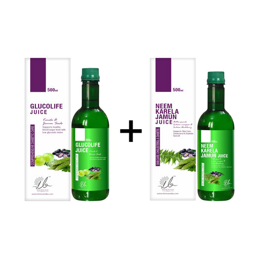 Glucolife Juice + Neem Karela Jamun Juice